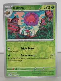 Rabsca - Surging Sparks - 014/191 - singles - Pokemon TCG - Reverse Holo - Rare - Image 1