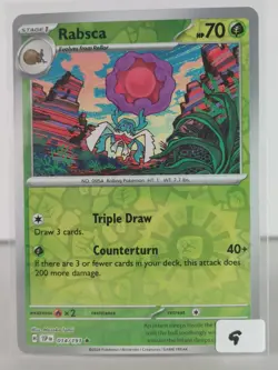 Rabsca - Surging Sparks - 014/191 - singles - Pokemon TCG - Reverse Holo - Rare - Image 2