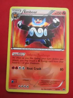 Pokemon Emboar 100/99 Next Destinies Holo Pokemon 2012 Card TCG LP - Image 1