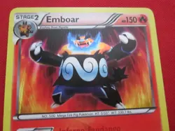 Pokemon Emboar 100/99 Next Destinies Holo Pokemon 2012 Card TCG LP - Image 2