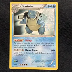 Pokemon - Blastoise - 31/149 (Non-Holo) - BW Boundaries Crossed - Rare MP - Image 1