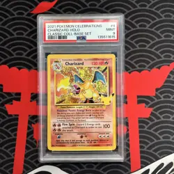 Pokemon TCG Celebrations Charizard Classic Collection PSA 9 - Image 1