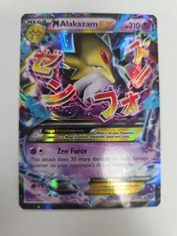 M Alakazam EX 26/124 - XY Fates Collide Ultra Rare Pokemon TCG LP - Image 1