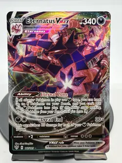 Pokemon TCG Eternatus VMAX 117/189 Darkness Ablaze Ultra Rare NM - Image 1