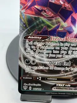 Pokemon TCG Eternatus VMAX 117/189 Darkness Ablaze Ultra Rare NM - Image 5