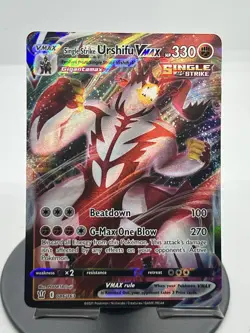 Pokemon TCG Single Strike Urshifu VMAX Battle Style Ultra Rare NM - Image 1