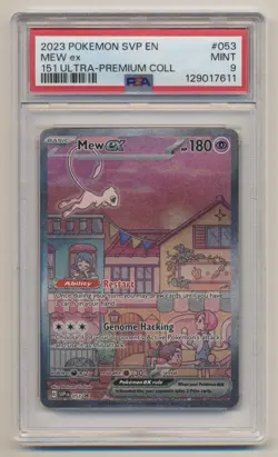 PSA 9 Pokemon Black Star Promo Mew EX SVP EN #053 MINT Condition!! - Image 1