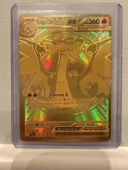 Pokemon TCG Phantasmal Flames Mega Charizard X EX #130/094 GOLD - Image 2