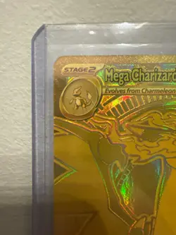 Pokemon TCG Phantasmal Flames Mega Charizard X EX #130/094 GOLD - Image 3
