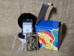 Pokemon CHARIZARD 23k Gold Plated Trading Card Vintage 1999 Burger King Blue Box - Image 1
