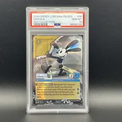 Oswald Lucky Rabbit D23 Promo Enchanted Disney Lorcana PSA 10 Gem Mint Rare - Image 4