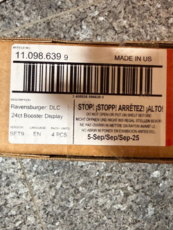 DISNEY LORCANA TCG SET 9 FABLED BOOSTER BOX CASE 4 BOXES FACTORY SEALED - Image 1