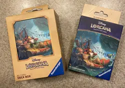 Disney Lorcana TCG Into the Inklands ROBIN HOOD Deck Protectors & Deck Box NIB - Image 1