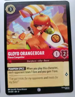 Disney Lorcana TCG - Reign Of Jafar: Gloyd Orangeboar (121/204) - Common - NM - Image 1