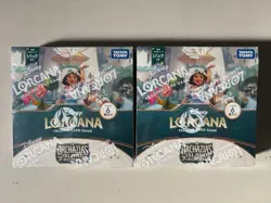 Disney LORCANA TCG ARCHAZIA'S ISLAND Booster Box x2 Japanese w/shrink - Image 1