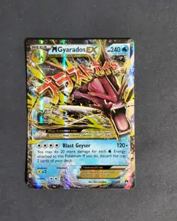 Pokemon TCG M Gyarados EX 27/122 Breakpoint EN LP - Image 1