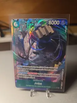 One piece Jinbe Alt Art SR* OP11-031 A Fist of Divine Speed English. NM/M - Image 1