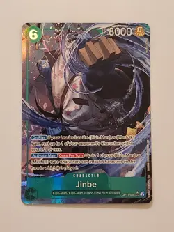TCG One Piece Jinbe Alt Art SR OP11-031 A Fist of Divine Speed English Card - Image 1