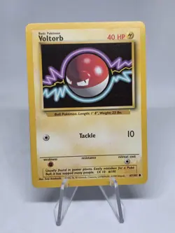 Voltorb Base Set 67/102 Regular Unlimited Common Pokemon TCG Wotc 1999 - Image 1