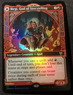 Birgi, God Of Storytelling - Foil - Showcase - KHM - MTG - EN - NM - 311 - Image 1