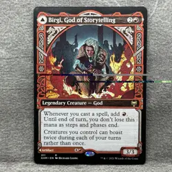 MTG Birgi, God of Storytelling (Showcase) – Kaldheim (KHM) #311 Non-Foil NM - Image 1