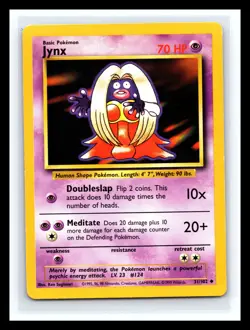🔥 JYNX NON HOLO FOIL - POKEMON TCG 1999 SET VINTAGE CARD # 31/102 - Image 1