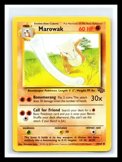 🔥 MAROWAK NON HOLO FOIL - 1999 POKEMON TCG VINTAGE CARD # 75/130 - Image 1