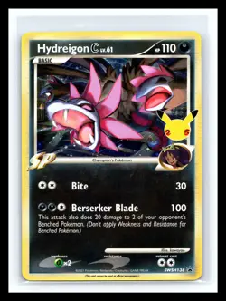 Hydreigon C LV. 61 # SWSH138 Black Star Promo HOLO 2021 Pokemon Card TCG - Image 1