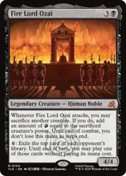 ~ Fire Lord Ozai ~ NM ~ MTG: Avatar ~ MTG ~ - Image 1