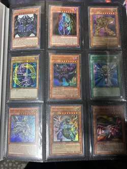 Yugioh Card Collection Binder Blue-Eyes 1st Ed In Sleeves - Image 1