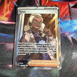 Pokemon Card Tyme 143/131 Prismatic Evolutions Full Art Trainer NM - Image 1