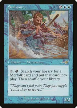 Seahunter Nemesis PLD Blue Rare MAGIC THE GATHERING MTG CARD ABUGames - Image 1
