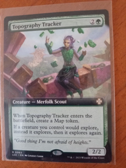 Topography Tracker Magic The Gathering Rare Ixalan Commander 63 SHOWCASE EXTEND - Image 1