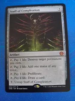 Staff of Compleation Phyrexia: All Will Be One Regular - Image 1