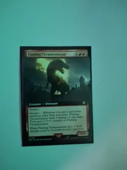 WOTC Universes Beyond: Doctor Flaming Tyrannosaurus (Extended Art) (R) (F NM - Image 1