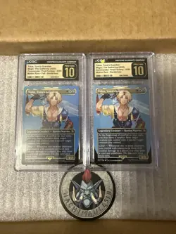 CGC Pristine 10 - Tidus, Yuna's Guardian Borderless Set 0205 Foil + Non Mythic - Image 1