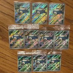 Snorlax Lot of 10 051 2023 Scarlet & Violet 151 Black Star Promo Pokemon - Image 1