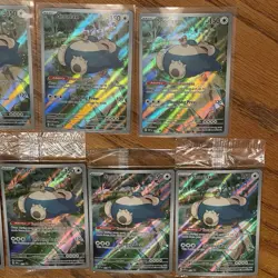 Snorlax Lot of 10 051 2023 Scarlet & Violet 151 Black Star Promo Pokemon - Image 4