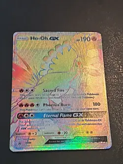 Pokemon TCG HO-OH GX Sun & Moon Sm80 Promo Promo - Image 1