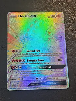 Pokemon TCG HO-OH GX Sun & Moon Sm80 Promo Promo - Image 2