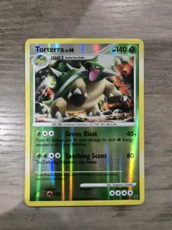 2009 Pokemon, Platinum, #39/127 Torterra, Reverse Holo Rare Mod Play - Image 2