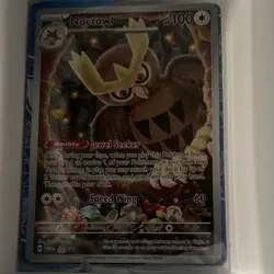 Pokemon Noctowl 141 Scarlet & Violet Promo Holo Exclusive 100 HP Sealed Pack - Image 1