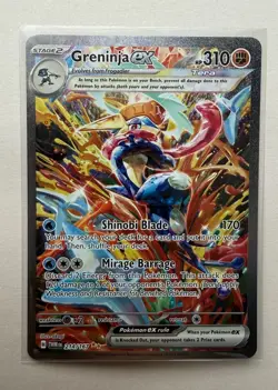 Pokemon Greninja Ex Special Illustration Rare 214/167 Twilight Masquerade - Image 1