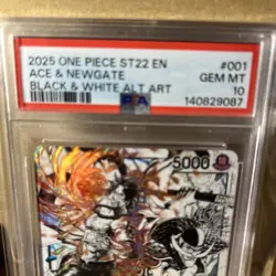 Ace & Newgate ST22-001 Parallel Alternate Alt Leader - One Piece Starter Deck 22 - Image 3