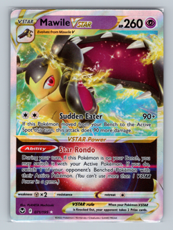 Mawile VSTAR 071/195 SWSH12 Silver Tempest Ultra Rare Holofoil Pokemon TCG NM - Image 1