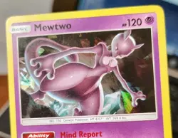 POKEMON MEWTWO 75/214 CRACKED ICE HOLO RARE UNBROKEN BONDS THEME DECK MP - Image 3