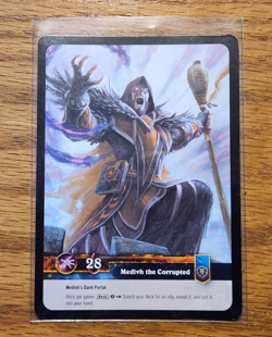 World of Warcraft TCG: Timewalkers Medivh the Corrupted Foil Hero Card - Image 2