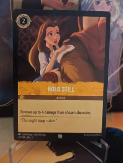 Disney Lorcana: Rise of the Floodborn - Hold Still - 28/204 Non Foil - Image 1