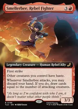 Smellerbee, Rebel Fighter - Extended Art TLE NM MTG - Image 1