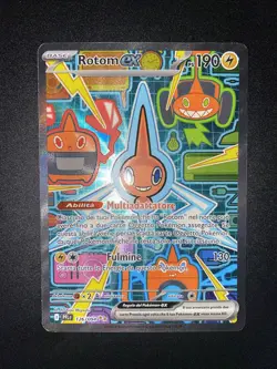 Pokemon Rotom Ex 126/094 Rara Full Art Ita Near Mint PFL It Fiamme Spettrali - Image 2